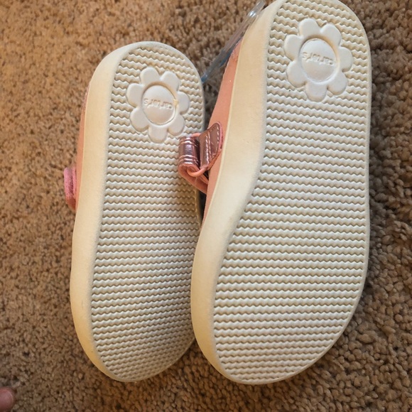 Carters Pink Glitter Cat Shoes-Toddler Girl Size 6 - Picture 4 of 5